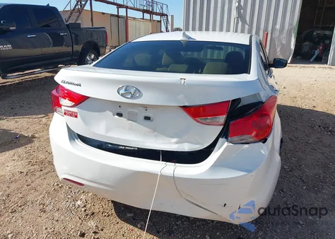 2012 Hyundai Elantra Gls z USA, uszkodzony, nr VIN 5NPDH4AE9CH139949